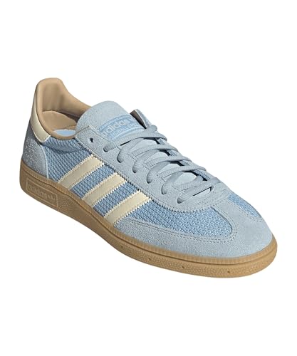 Image of adidas Originals Handball Spezial Mens Sneakers, Clear Sky /Cream White /Warm Sandstone, Size 13