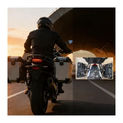 Support de boîtier latéral moto rack de stockage universel Kawasaki Suzuki - 6