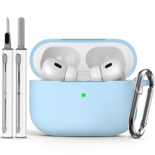 Image of Ljusmicker for AirPods Pro Case Cover with Cleaner Kit,Sky Blue
