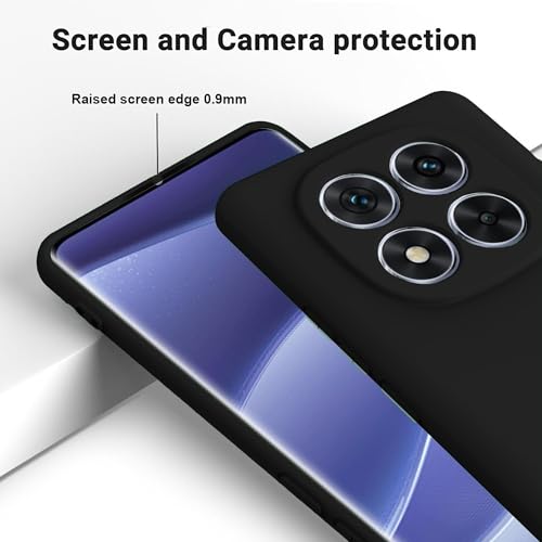 Image of FIRST MART Matte Silicone Back Cover for Redmi Note 15 Pro - Black
