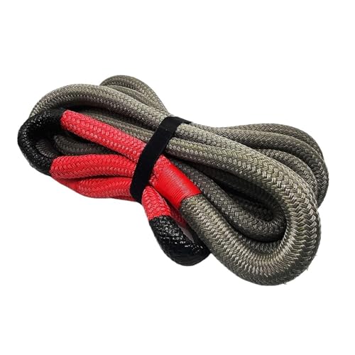 1pc Heavy Strength 25tons 32mm 9m Car Kinetic Vehicle Nylon Double Braided Recovery Towing Rope