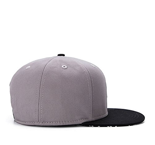 Image of Quanhaigou Snapback Hat for Men Women,Hip Hop Style Colorful Flat Bill Hats Teens Adjustable Baseball Cap