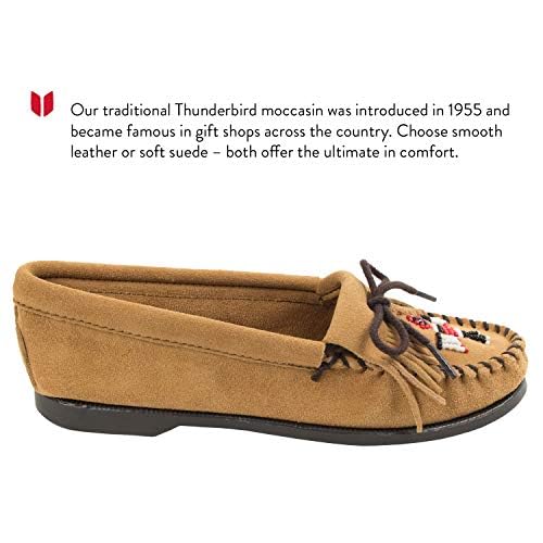 Rio Grande Arts & Crafts THUNDERBIRD MOC, SUEDE BOAT SOLE