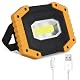 LED Akku-Strahler T-SUN – Tragbarer Baustrahler mit USB-Ladefunktion