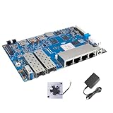 Banana Pi BPI-R4 WiFi 7 Router Development Board, with MediaTek MT7988A Chip, 4GB RAM and 8G eMMC onboard, 2X 10Gbe SFP Slot,4X Gbe Network Port (with Fan Kit)
