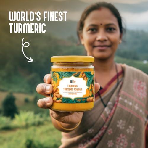 Image of My Pahadi Dukan Lakadong Turmeric & Kashmiri Red Chilli Powder Combo (100g Each) | 100% Pure, Organic, Chemical-Free, Hand-Harvested & Lab-Tested, Himalayan Wellness, Single Origin