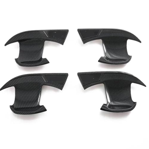 Protector de cuenco de manija BYD ATTO 3 que evita arañazos con estilo de carbono