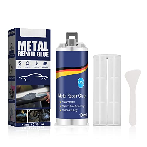 Glue Extra Forte, Metal Mending Agent, Pâte de Réparation en Métal Colle de Réparation de Métal, Pâte de Soudure à Froid Metal pour Réparer Divers Défauts de Moulage (100g)