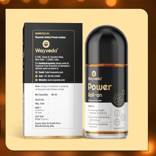 Image of Power Roll-On Combo for Men | Strawberry + Classic Oil-Based Formula with Ashwagandha & Shilajit | Supports Strength, Thickness, Vitality & Confidence | No Additives, Paraben Free | 2 x 50ml