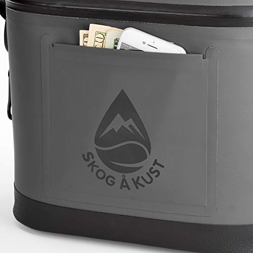 Skog Å Kust ChillSåk Airtight & Leakproof Soft Cooler Bags | Flip 6 Can Size Dark Grey by Skog Å Kust - Image 2