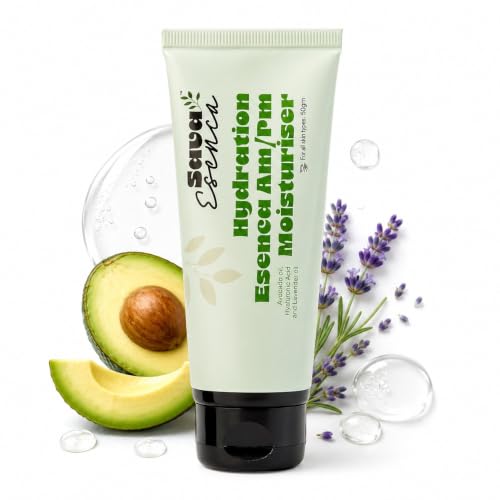 Image of Hydration Moisturiser Face Cream 50g for Women & Men, Daily AM PM Use, Lightweight Non-Greasy Moisturizer, Day & Night Hydrating Care for Soft Smooth Skin, Suitable for All Skin Types