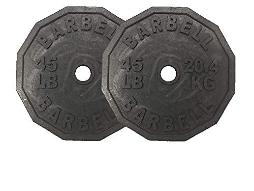 Fake Weights Not 45Lb Weight Plates Styrofoam Olympic Style 45 Lb Barbell 1 Pair Prop For Strength Bodybuilding Barbell Bar Not Included #TOP6