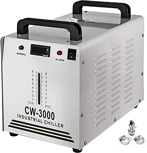 BestEquip Refroidisseur d'eau Industriel CW-3000, Refroidisseur Industriel Thermostat précis pour machines de gravure CNC graveur laser 60W/80W Cover