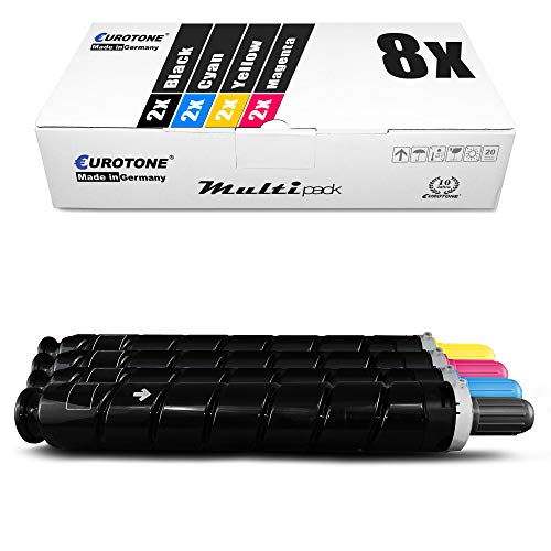 Pack toner C-EXV34 Eurotone compatible avec Canon IR-C2225i C2020 C2030L couleur noir