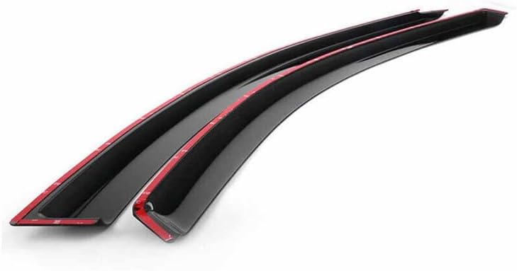 Miniatura 4 de Deflector de ventana compatible con Ni.ssan Altima Coupe 2008-2013, viseras de ventana de 2 puertas, protectores de lluvia, juego de 2 piezas, color