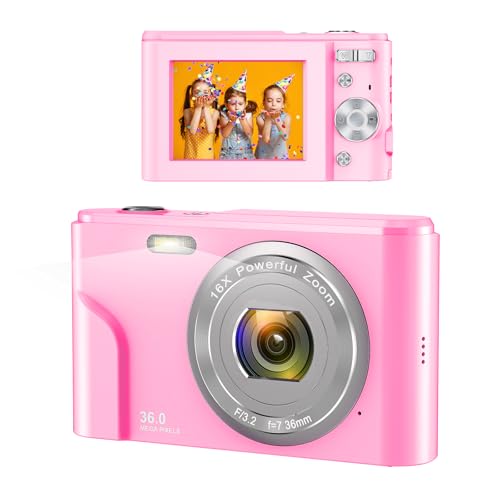 Digital Camera, FHD 1080P Point and Shoot Camera for Students