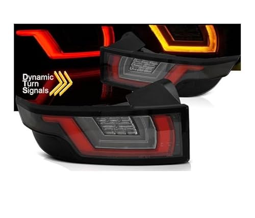V-MAXZONE PARTS LED Rear Tail Lights compatible with LAND ROVER RANGE ROVER EVOQUE 2011 2012 2013 2014 2015 2016 2017 2018 RS-2596 Tail Light Tail Lamp 1 Pair Driver And Passenger Side Complete Set