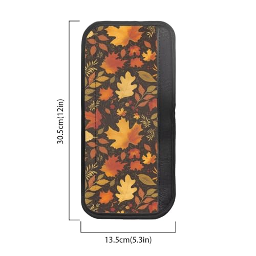 Image of Dreaweet Autumn Maple Leaf Fridge Handle Covers Set of 4 Fall Kitchen Decor Refrigerator Door Handle Covers Washable Universal Fit Microwave Oven Dishwasher,Keep Your Kitchen Appliance Clean