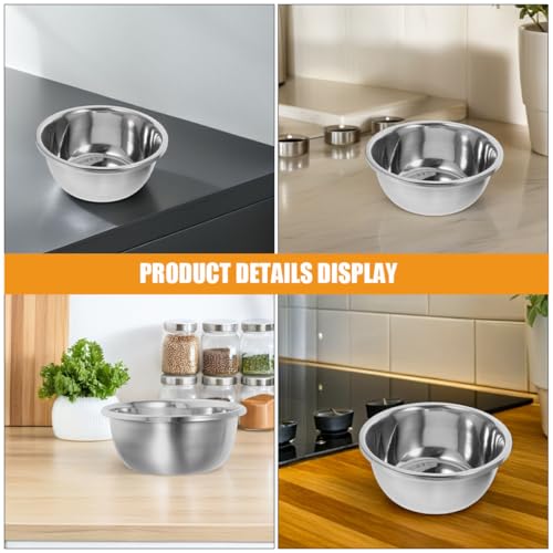 Tazón grande de acero inoxidable 30 cm para cocina miniatura 7