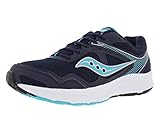 Saucony Women's Cohesion 10 Running Shoe, Navy Blue, 8 Medium US