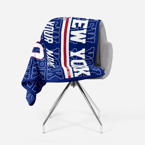 Image of ANTKING New York Throw Blanket for Men Women Boy Custom Name and Number Gifts
