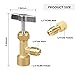 IHOTDER R134A Can Tap,Puncture Style AC Refrigerant Can Tap Valve with R134A Adapter Fittings for 1/4