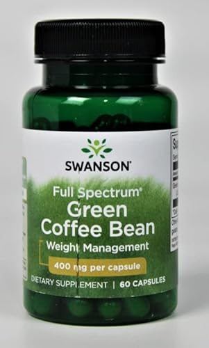 Swanson 087614115221 Full Spectrum Green Coffee Bean 400 Milligrams 60 Capsules thumb #2