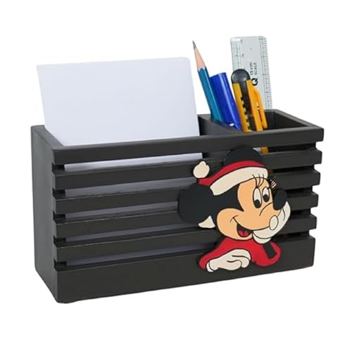 Image of Decorative Embossed Design Pencil and Pen Stand | Desk Organizer for Stationery Storage | Suitable for Office Desk, Study Table, Home and Workspace Use (Design 13)