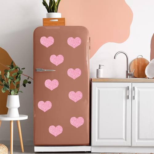 FYSUIMU 16 Imán Decorativo Forma Corazón Rosa miniatura 6