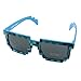 Produktbild 8-Bit Retro Videospiel Pixel Sonnenbrille - Farbe: Blau von EnderToys