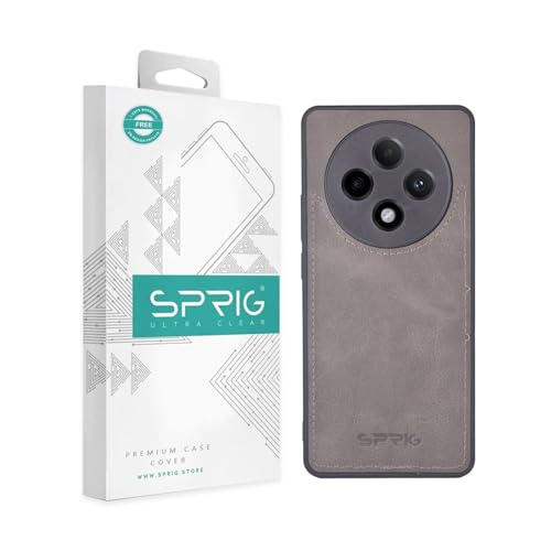 SPRIG Compatible with Oppo F27 Pro Plus Premium PrimeMatte (Matte Leather TPU) Back Cover Drop Tested Shock Proof Mobile Case for Men, Women, Boys and Girls with Camera Protection (Light Grey) Deal