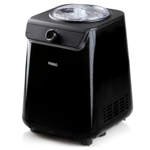 PRIMO PR404IM IJsmachine - IJsmaker - Zelf Vriezend - Met Compressor - 1,2L - Zwart