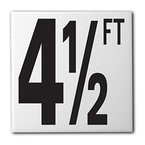 Ceramic Swimming Pool Waterline Depth Marker 