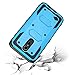 Asuwish Phone Case for LG K20/K20 Plus/K20 V/Harmony/V5/K10 2017/Grace LTE Cover Hybrid Shockproof Full Body Heavy Duty Cell Accessories LGK20Case LGK20Plus LGK20V K20V K 20 20K K20+ Women Men Blue