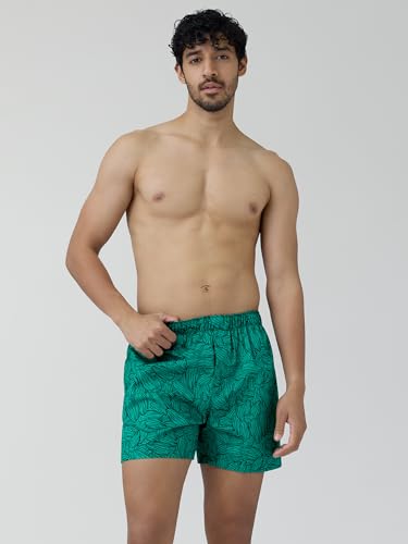 Image of XYXX Men's Remix Regular Fit Cotton Printed Boxer with Dual Pocket & No Marks Waistband (Pack of 2)