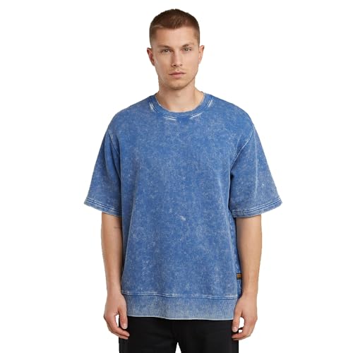 Sweater G-STAR hommes au style vintage délavé et coupe décontractée tendance