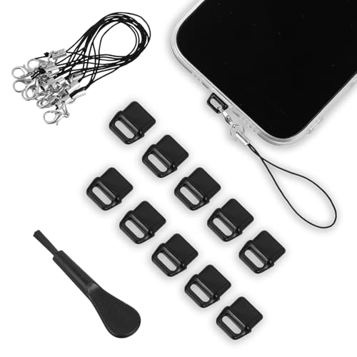 Cubiertas de puerto USB C cobee con enchufe antipolvo para teléfono y cepillo de limpieza