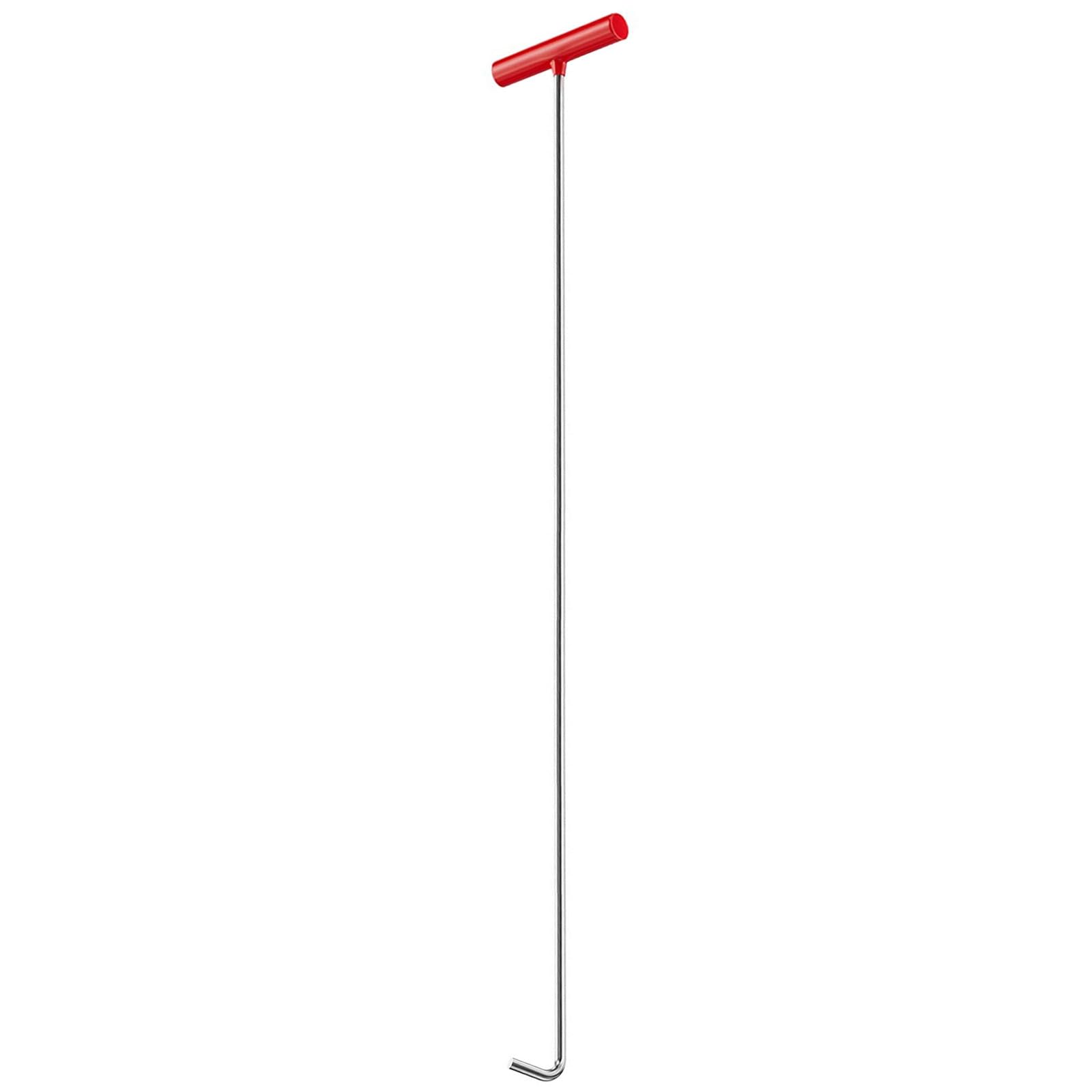 Kaeltsyn Welded Construction Sewer Access Tool For Various Lifting Opening Tasks Effortless Cover Removal And Transport Ergonomic Handled Drainage Cover Hook