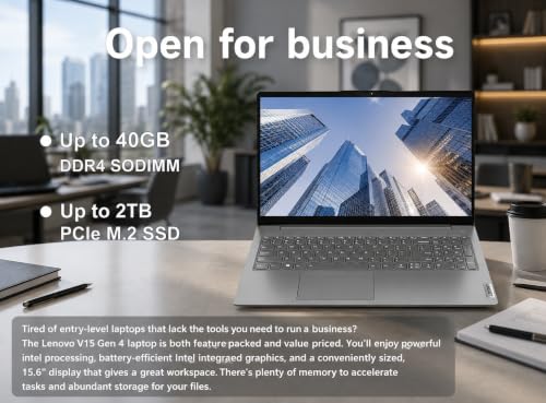 Image of Lenovo V15 G4 Business Laptop, 15.6 inch FHD, i7-13620H, 16GB RAM, 1TB SSD PC
