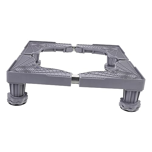 Angoily 1 Pieza Base Secadora Base Móvil Soporte Movible De Lavadora Base Del Electrodoméstico Pie De Nevera Puesto De Refrigerador Soporte De Nevera Soporte Para Secadora Gris El Plastico