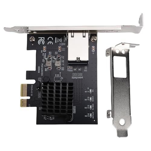Zunate tarjeta de red Ethernet 10Gb, adaptador PCIe X1 4.0 para controlador RTL8127AT, compatible con servidor 10 11 para PC de escritorio NAS miniatura 1