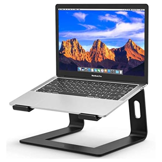 URBAN KINGS Laptop Stand for Desk,Aluminium Adjustable Laptop Riser for Laptops 13