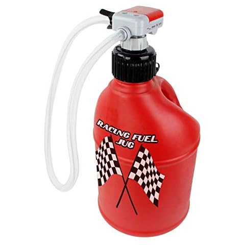 TERA PUMP Next Generation Rain-Resistant Gas Fuel Pump - 4.25-ft Long Discharge Hose, Battery-Powered Electric Siphon Pump with Auto Stop System for Fuel Cells, Tractors, Generators, and Snow Blowers Cover