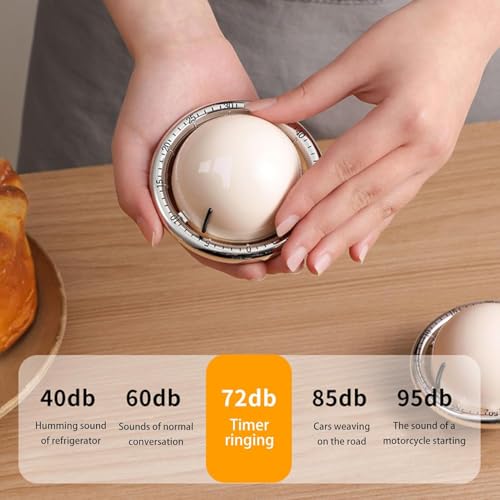 Image of Mechanical Digital Kitchen Timers, Visual timers Large, 1 /5 /10 /30 /60 Minutes Magnetic Countdown Count up Timer for Classroom Cooking Fitness Baking Studying Teaching, Easy for Kids and Seniors