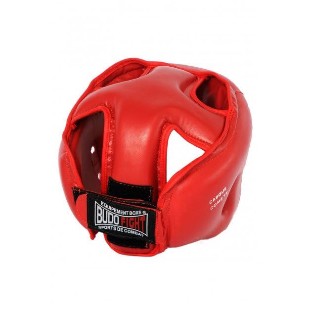 Formowany kask bokserski Kometa Czerwony