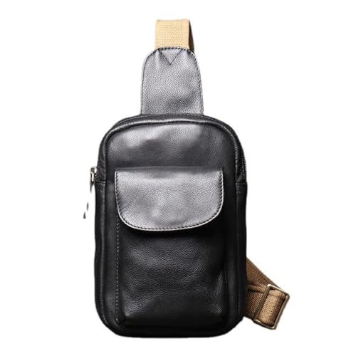 Petit sac à dos à bandoulière simple et sacoche poitrine grande capacité