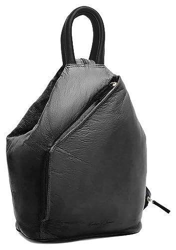 Petit sac bandoulière vintage en cuir véritable vert foncé de taille Small unisexe