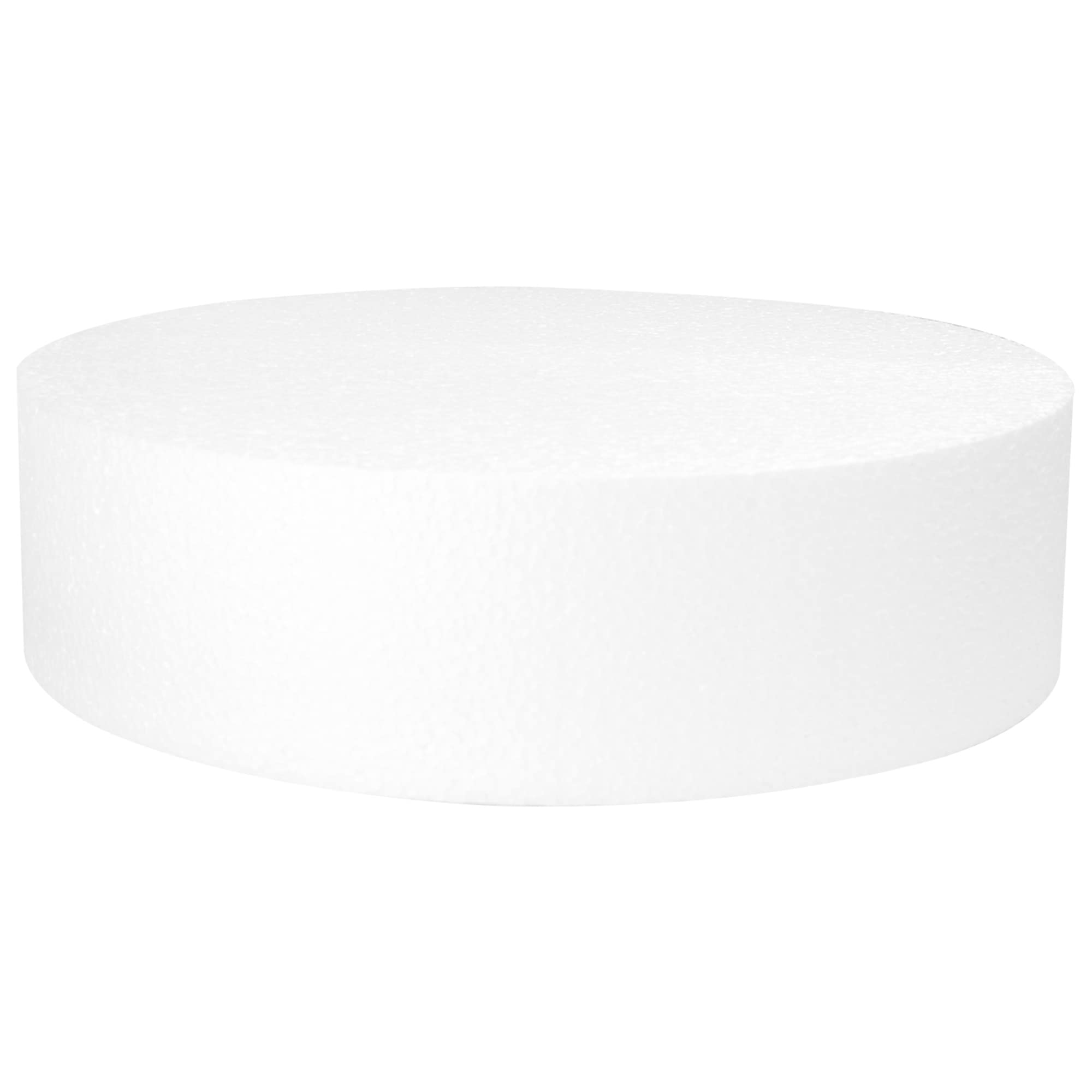 Dummy cake rond en polystyrène 22.9 cm pour décors de vitrines de boulangerie