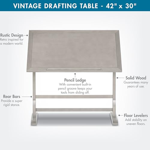 image for SD STUDIO DESIGNS Studio Designs Wood Drawing/Drafting Table with Penc