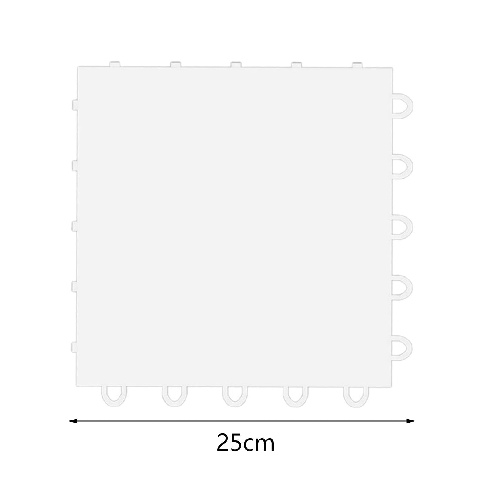 harayaa 8 Piastrelle di Ghiaccio 25 Cm X 25 Cm per Pista di Pattinaggio Artificiale, Tappetini per Allenamento di Hockey.